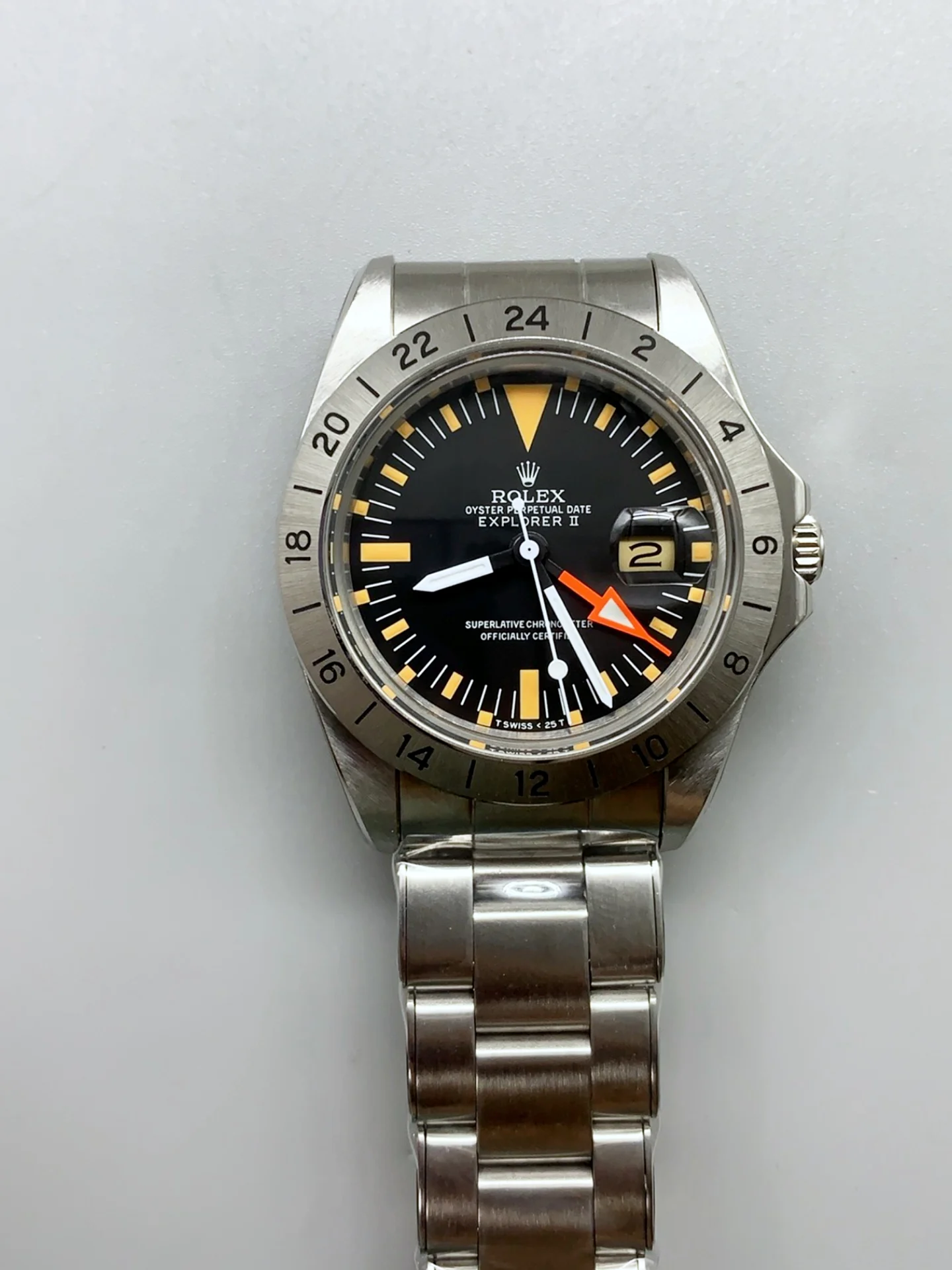 Rolex Explorer II Swiss Watch Vintage Style Dial - Super Clone Watch - view 2