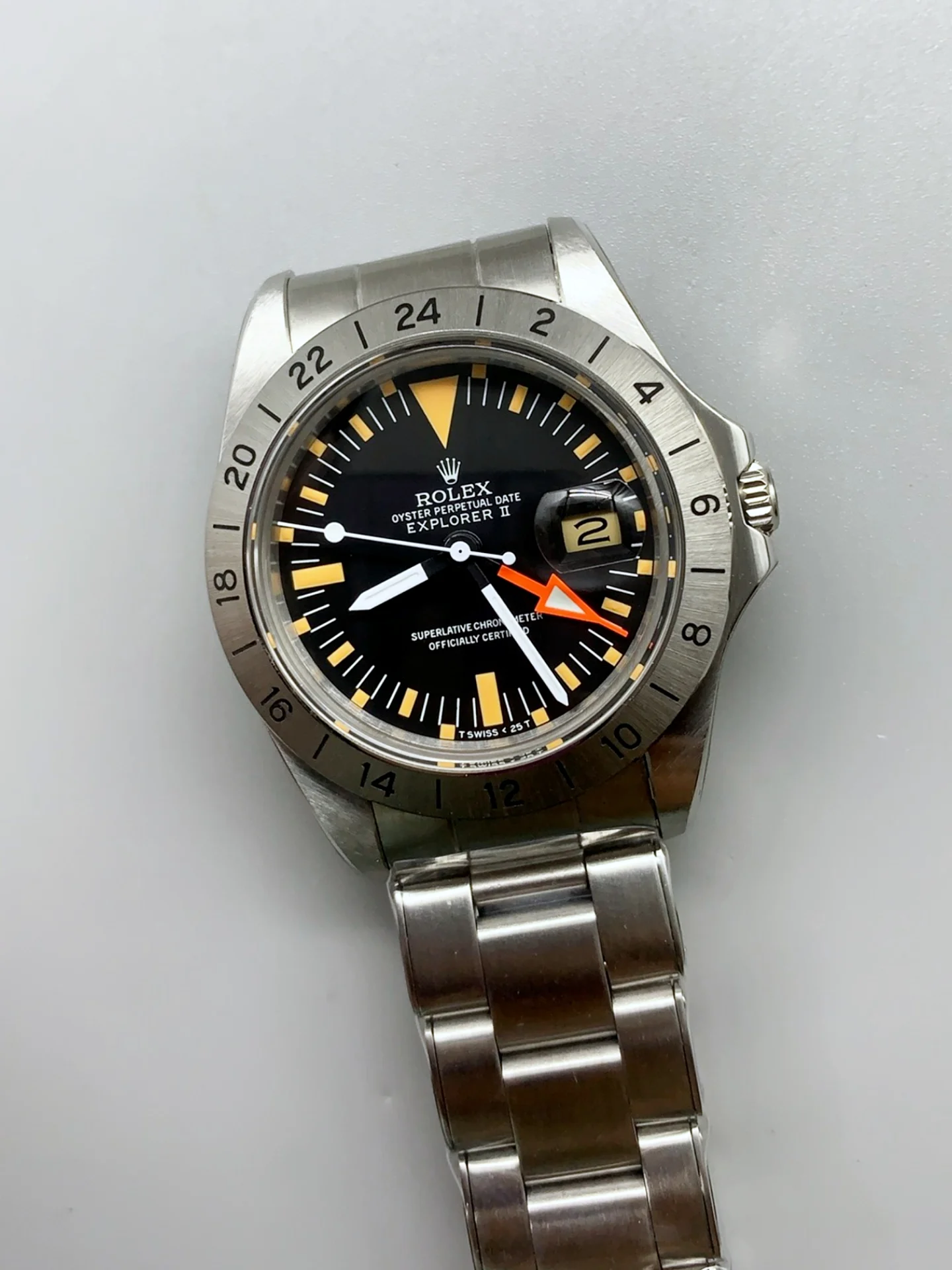 Rolex Explorer II Swiss Watch Vintage Style Dial - Super Clone Watch - view 3