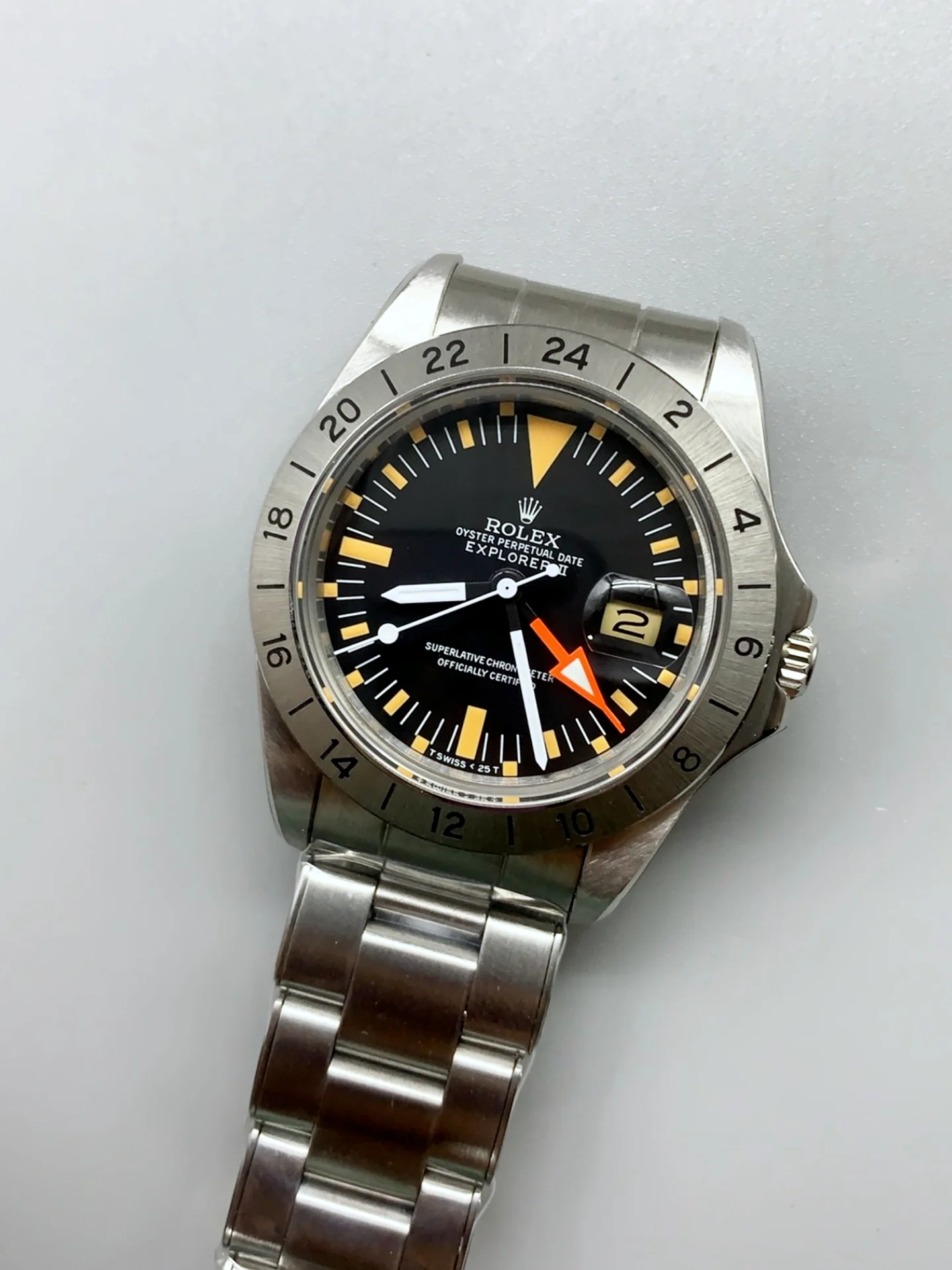 Rolex Explorer II Swiss Watch Vintage Style Dial - Super Clone Watch - view 4