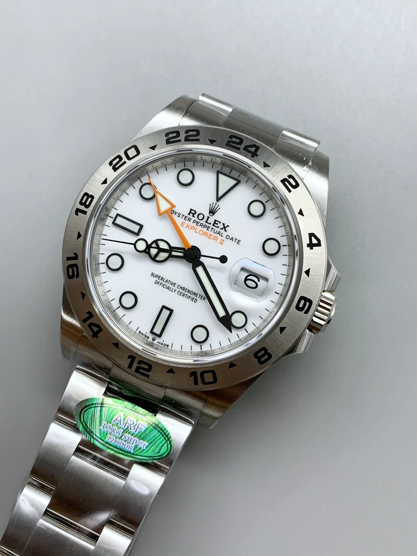 Rolex Explorer II Super Clone M216570-002 1:1 Mirror Watch - White Dial CAL. 3285 Movement - view 3