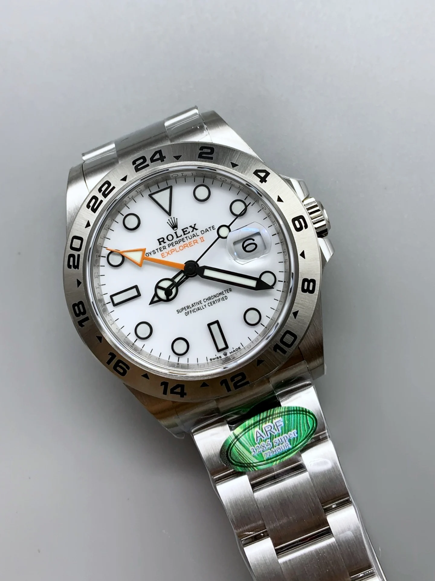 Rolex Explorer II Super Clone M216570-002 1:1 Mirror Watch - White Dial CAL. 3285 Movement - view 4