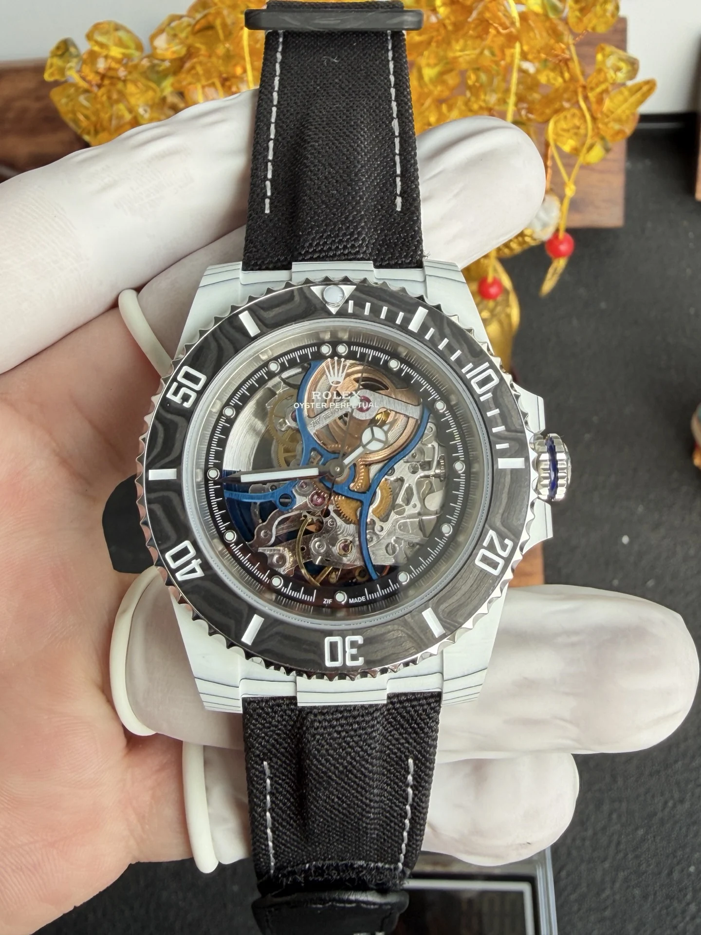 Rolex Submariner Summer Vision of Miami Carbon Fiber Super Clone Watch - view 3