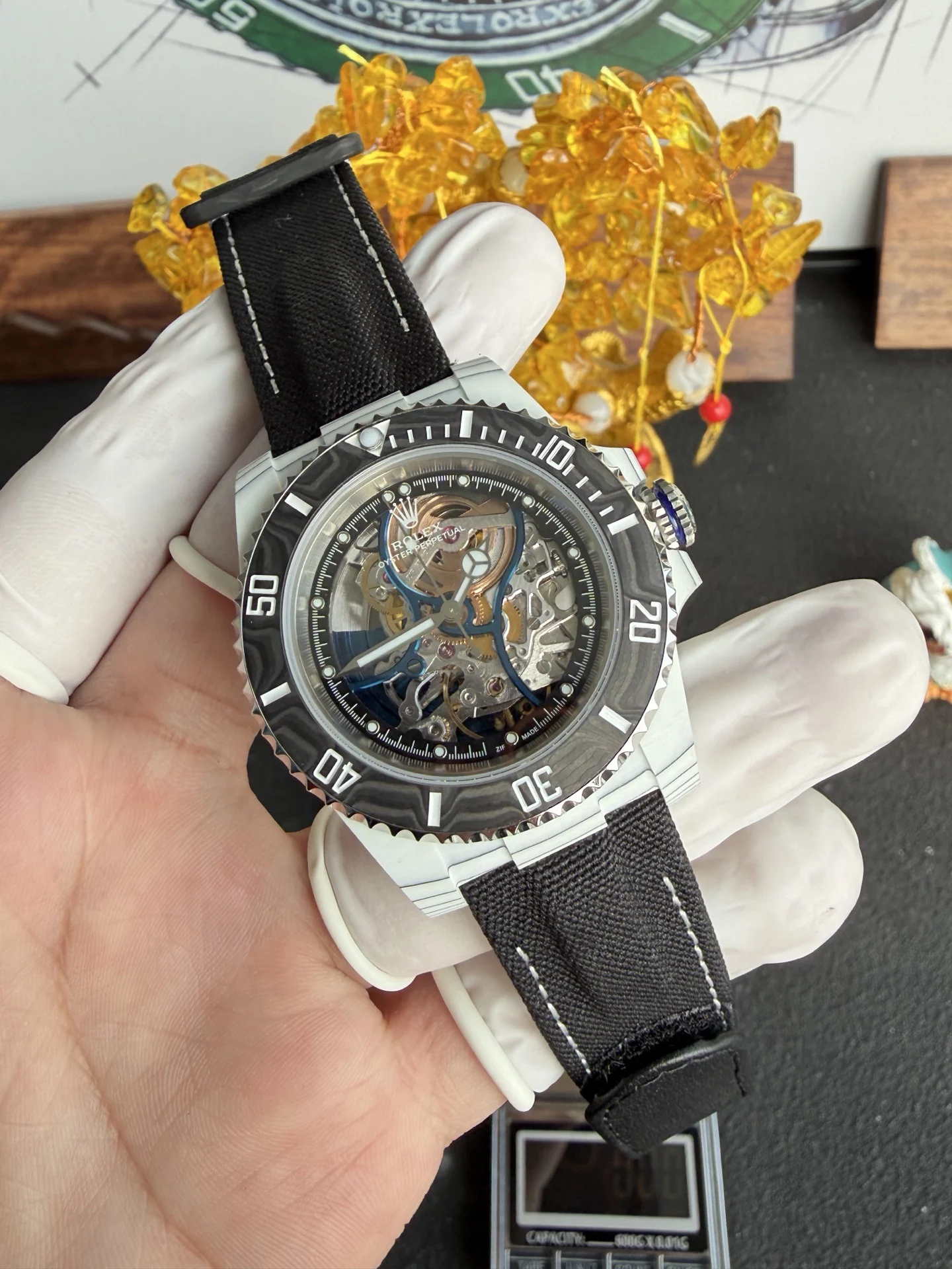 Rolex Submariner Summer Vision of Miami Carbon Fiber Super Clone Watch - view 4
