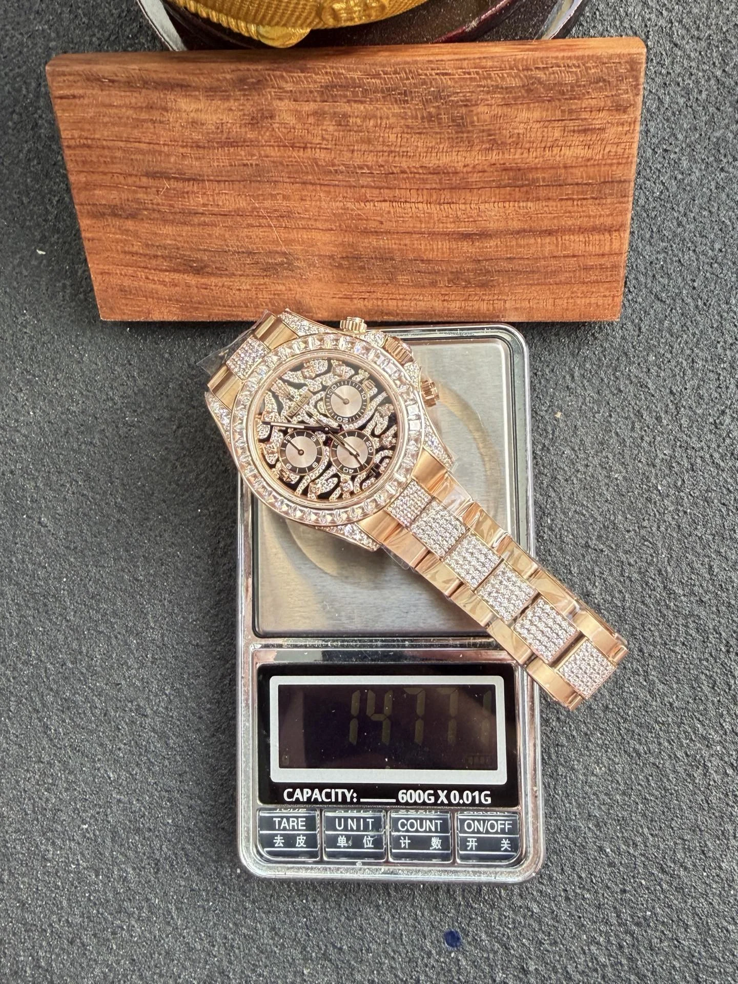 Rolex Cosmograph Daytona “Eye of the Tiger” Special Edition - 904L Steel with Rose Gold Plating (1:1 Top-Tier Super Clone) - view 11