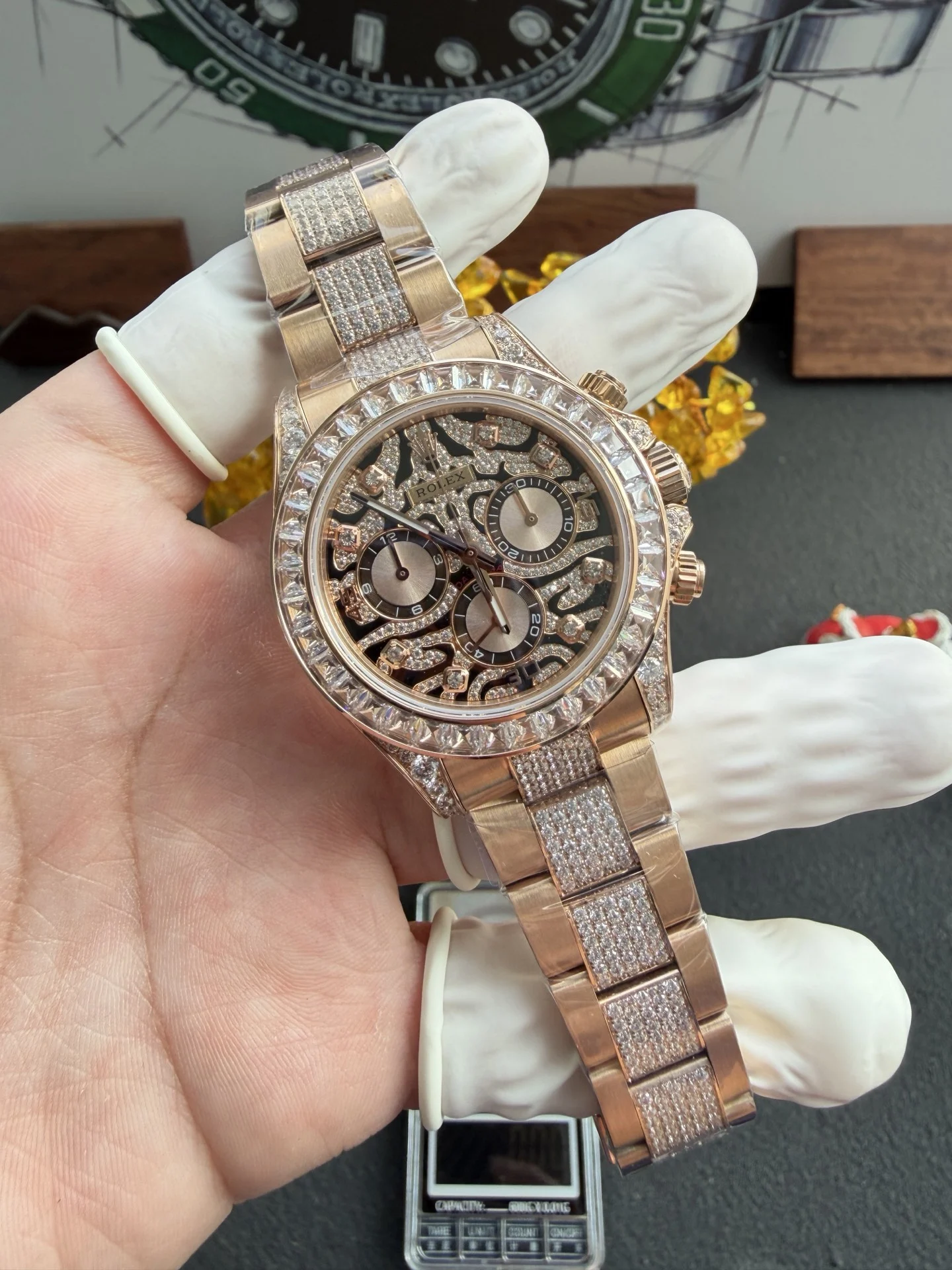 Rolex Cosmograph Daytona “Eye of the Tiger” Special Edition - 904L Steel with Rose Gold Plating (1:1 Top-Tier Super Clone) - view 5