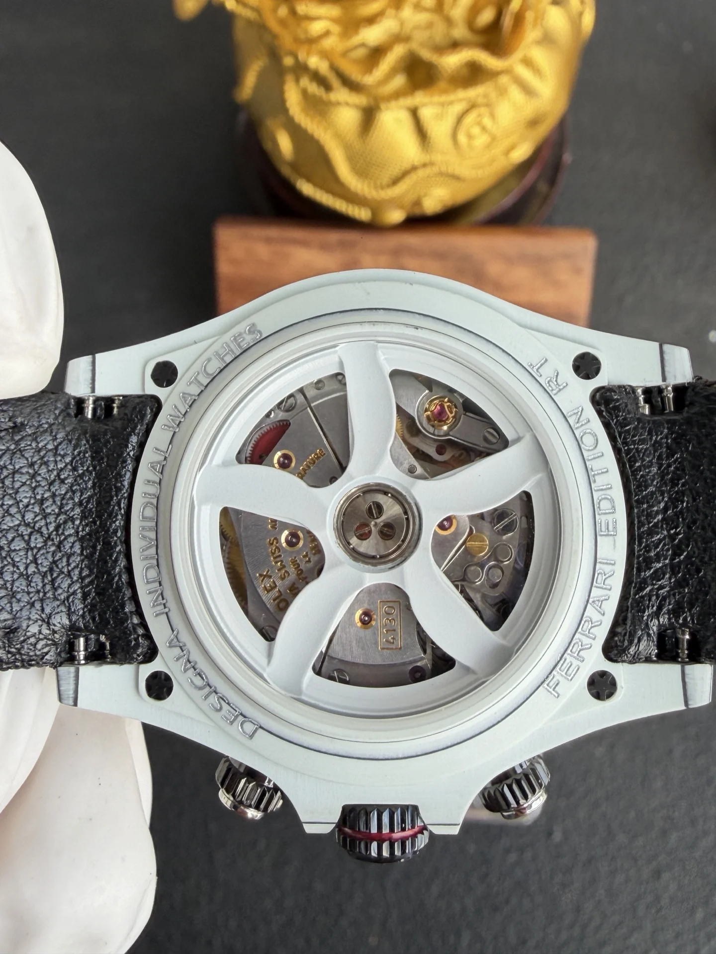 Rolex Daytona DiW Ferrari CarboQuartz Super Clone Watch - view 6
