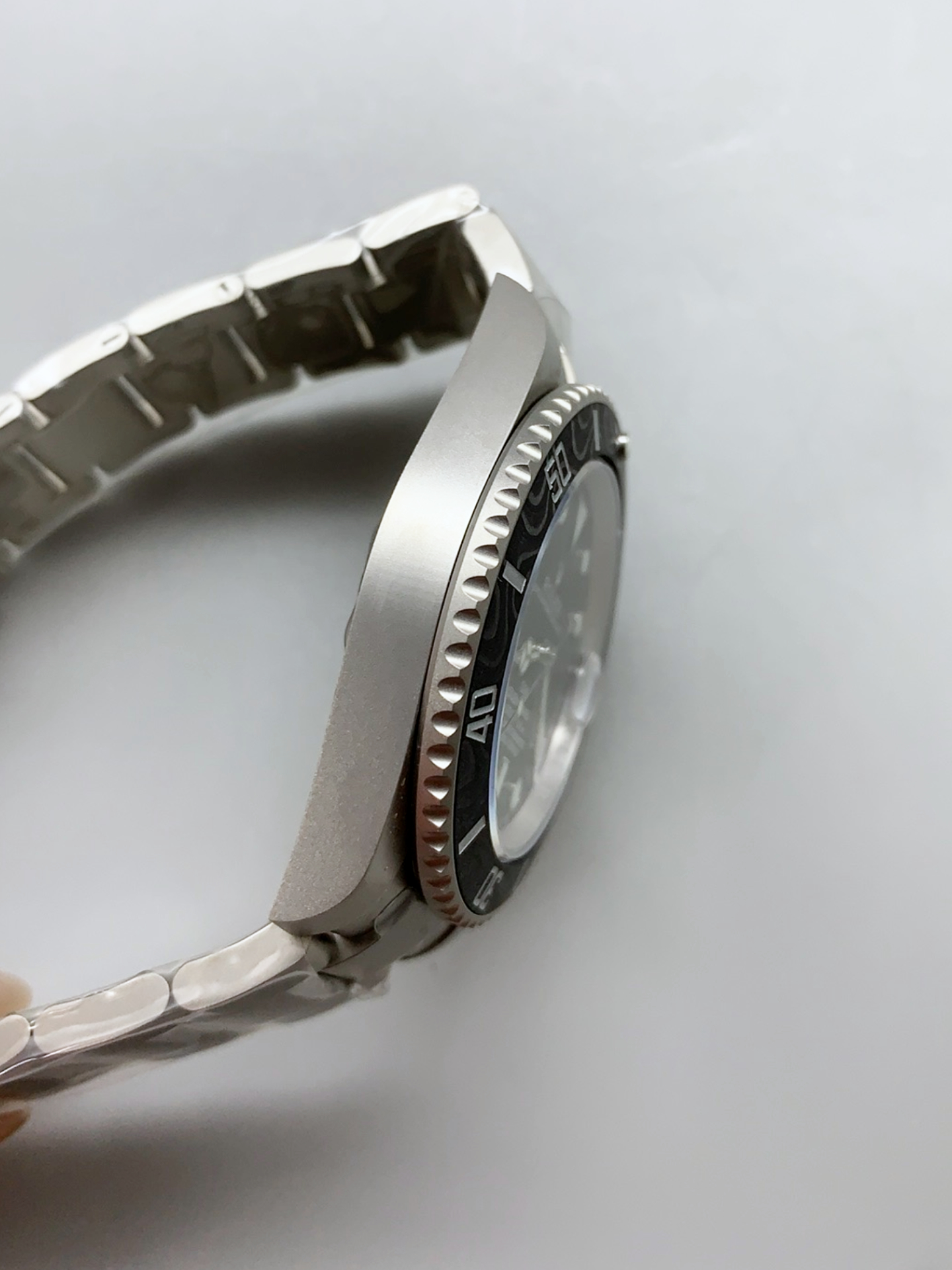 Rolex Submariner DiW Sandblasted Carbon Fiber Bezel/Dial FREE SPRUNG MVMNT Super Clone - view 8