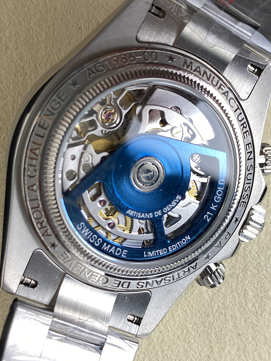 Rolex Daytona Super Clone “Artisans De Genève - Glacier” Edition Stainless Steel Watch - view 5