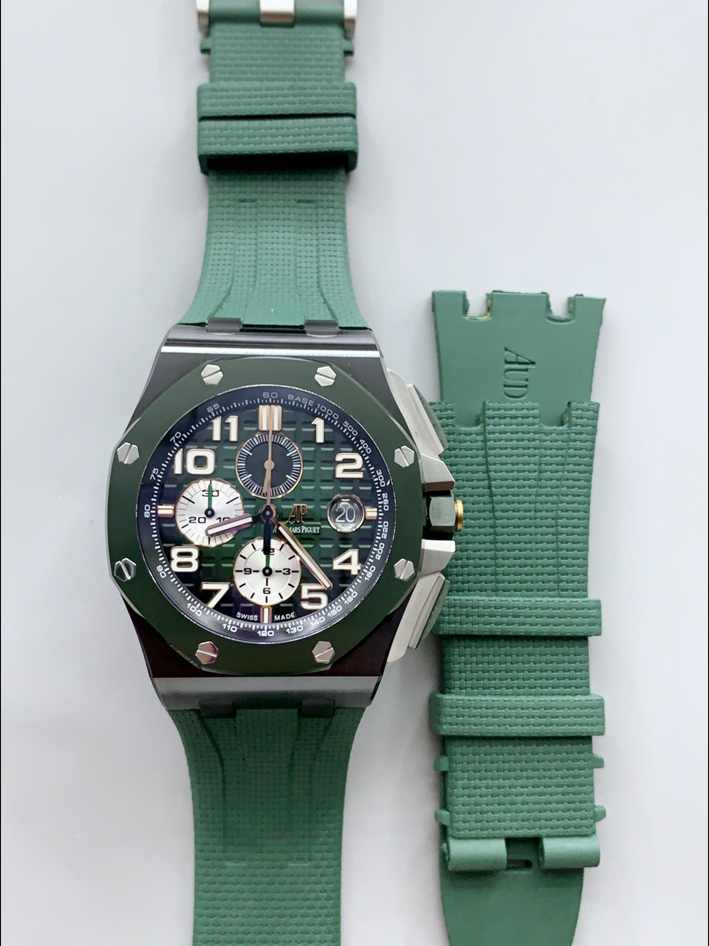 Audemars Piguet Royal Oak Offshore Super Clone Edition Green Ceramic Watch - view 2