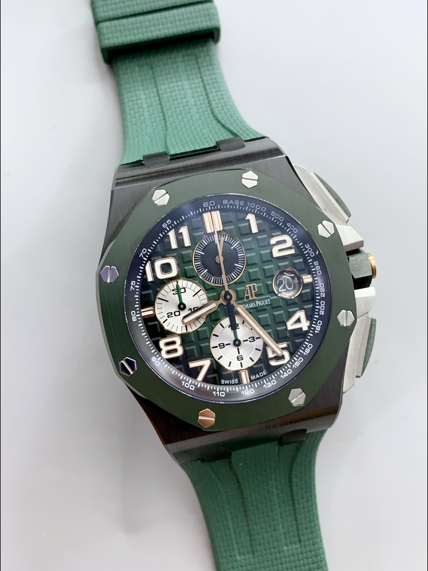 Audemars Piguet Royal Oak Offshore Super Clone Edition Green Ceramic Watch - view 3