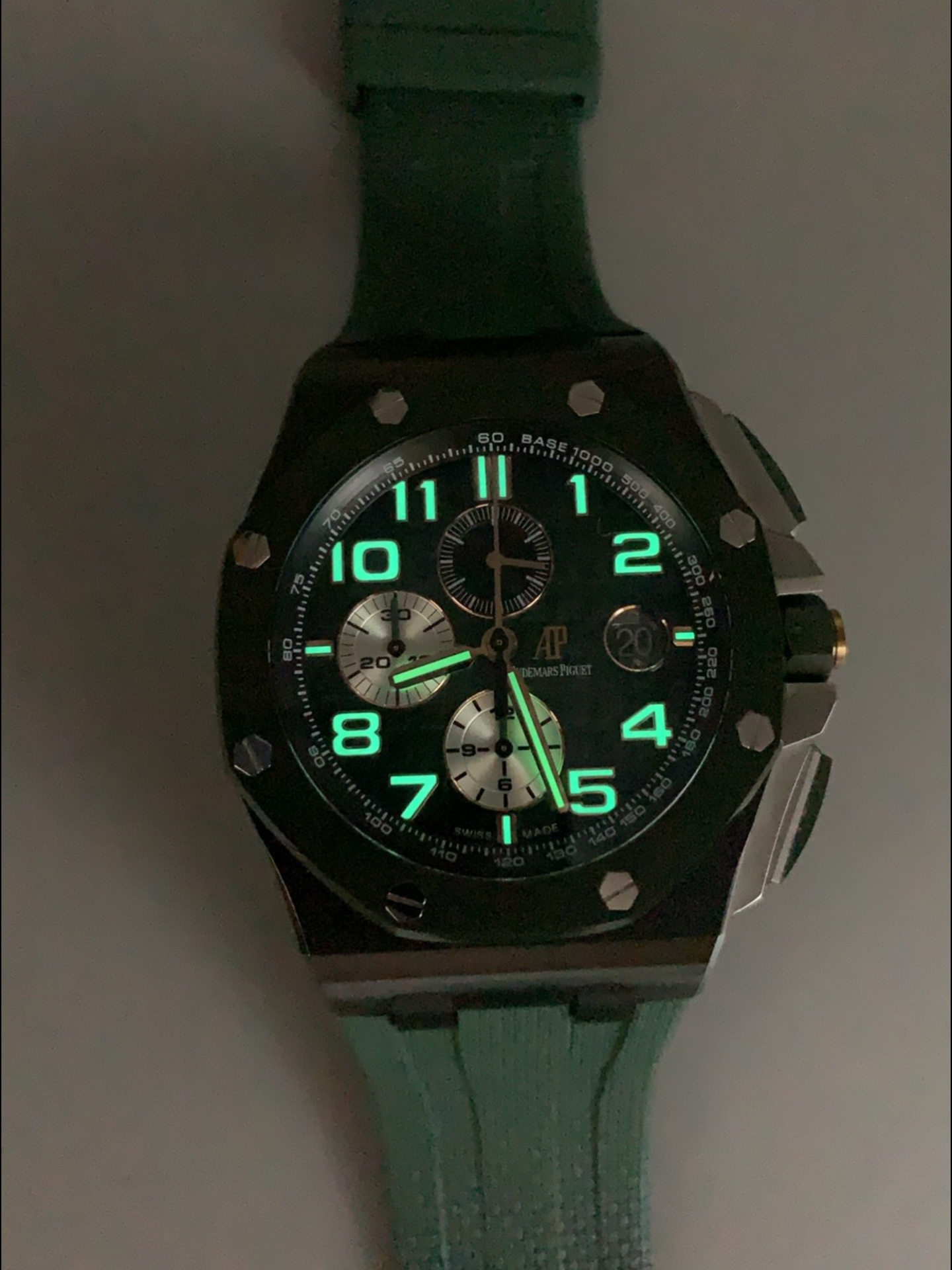 Audemars Piguet Royal Oak Offshore Super Clone Edition Green Ceramic Watch - view 9