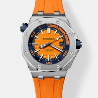 Audemars Piguet Royal Oak Diver Swiss Super Clone Orange Dial 1:1 Quality 3120 Movement 904L Steel - view 1