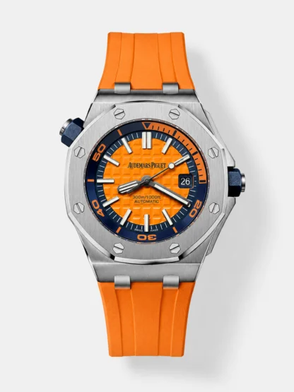 Audemars Piguet Royal Oak Diver Swiss Super Clone Orange Dial 1:1 Quality 3120 Movement 904L Steel - view 1