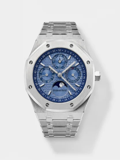 Audemars Piguet Royal Oak Perpetual Calendar Super Clone 904L Steel in Steel Blue Dial - view 1