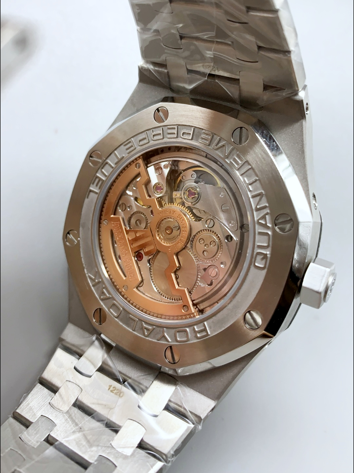 Audemars Piguet Royal Oak Perpetual Calendar Super Clone 904L Steel in Steel Blue Dial - view 4