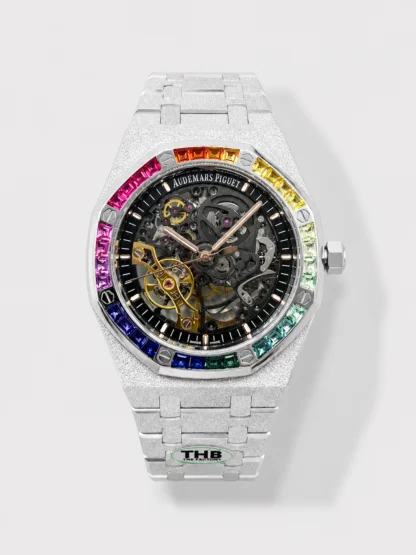 Audemars Piguet Royal Oak Double Balance Wheel Openworked FROSTED Edition 1:1 Superclone Super Clone Watch - view 1