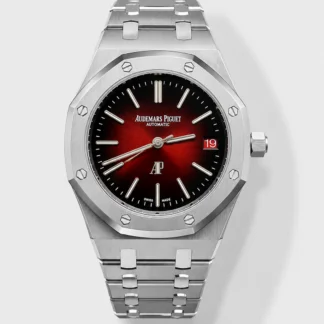Audemars Piguet Royal Oak Extra Thin Red Dial Super Clone watch, gallery photo