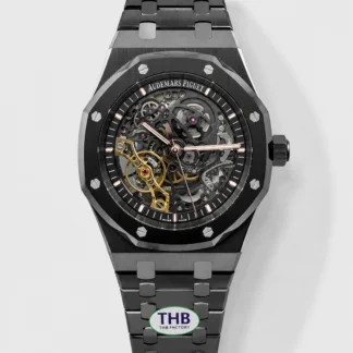 Audemars Piguet Royal Oak Double Balance Wheel Openworked Edition Ceramic 1:1 Superclone Super Clone Watch - view 1