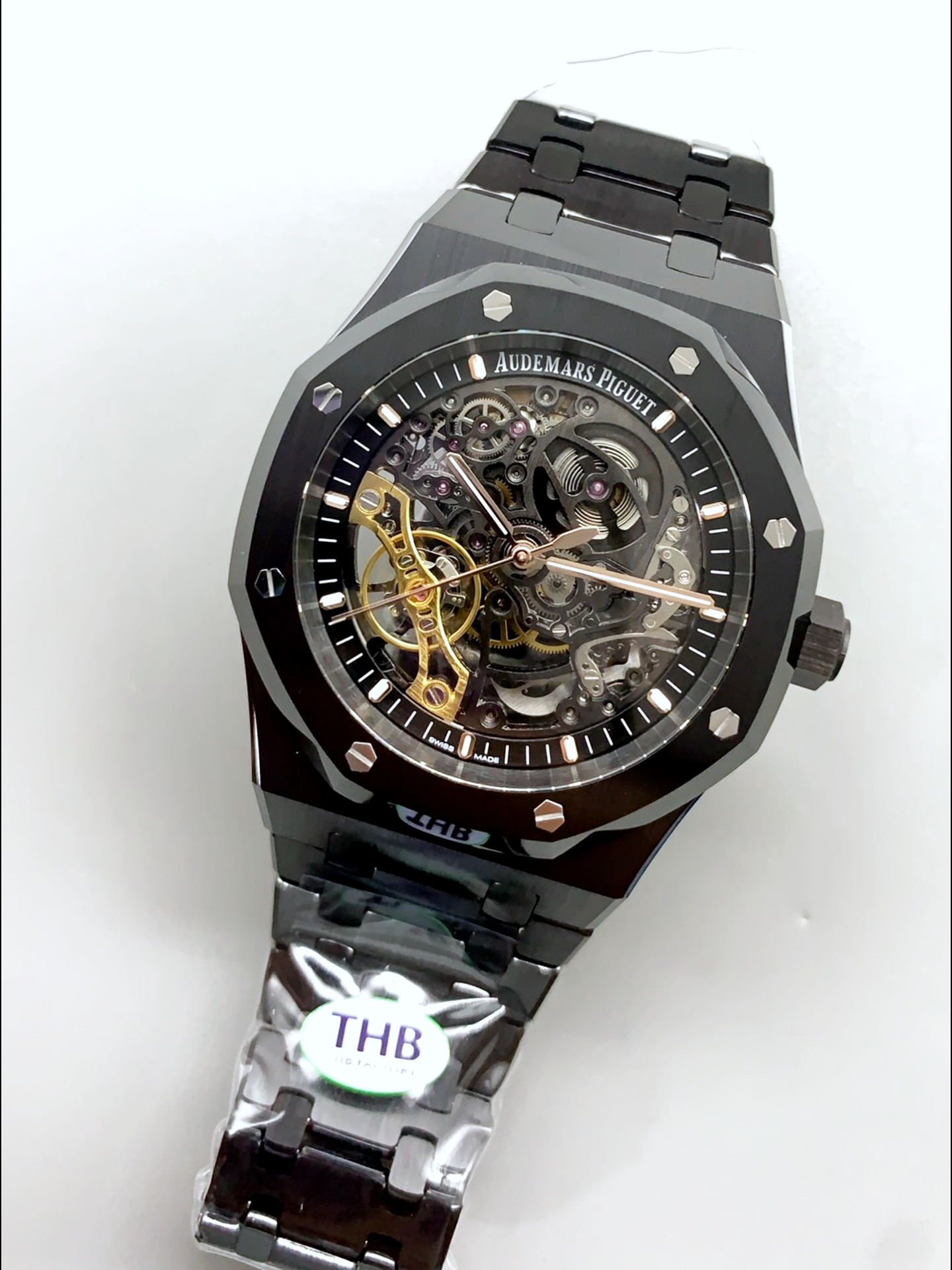 Audemars Piguet Royal Oak Double Balance Wheel Openworked Edition Ceramic 1:1 Superclone Super Clone Watch - view 3