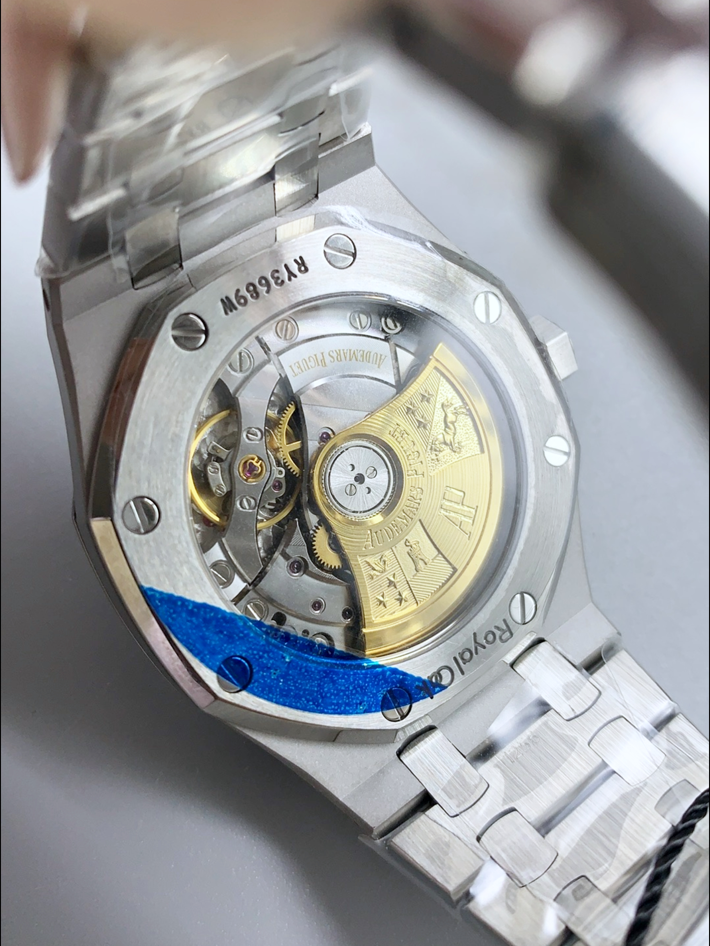 Audemars Piguet Royal Oak 41MM Blue Dial 904L Steel CALIBRE 4302 Movement 1:1 Mirror Super Clone - view 4