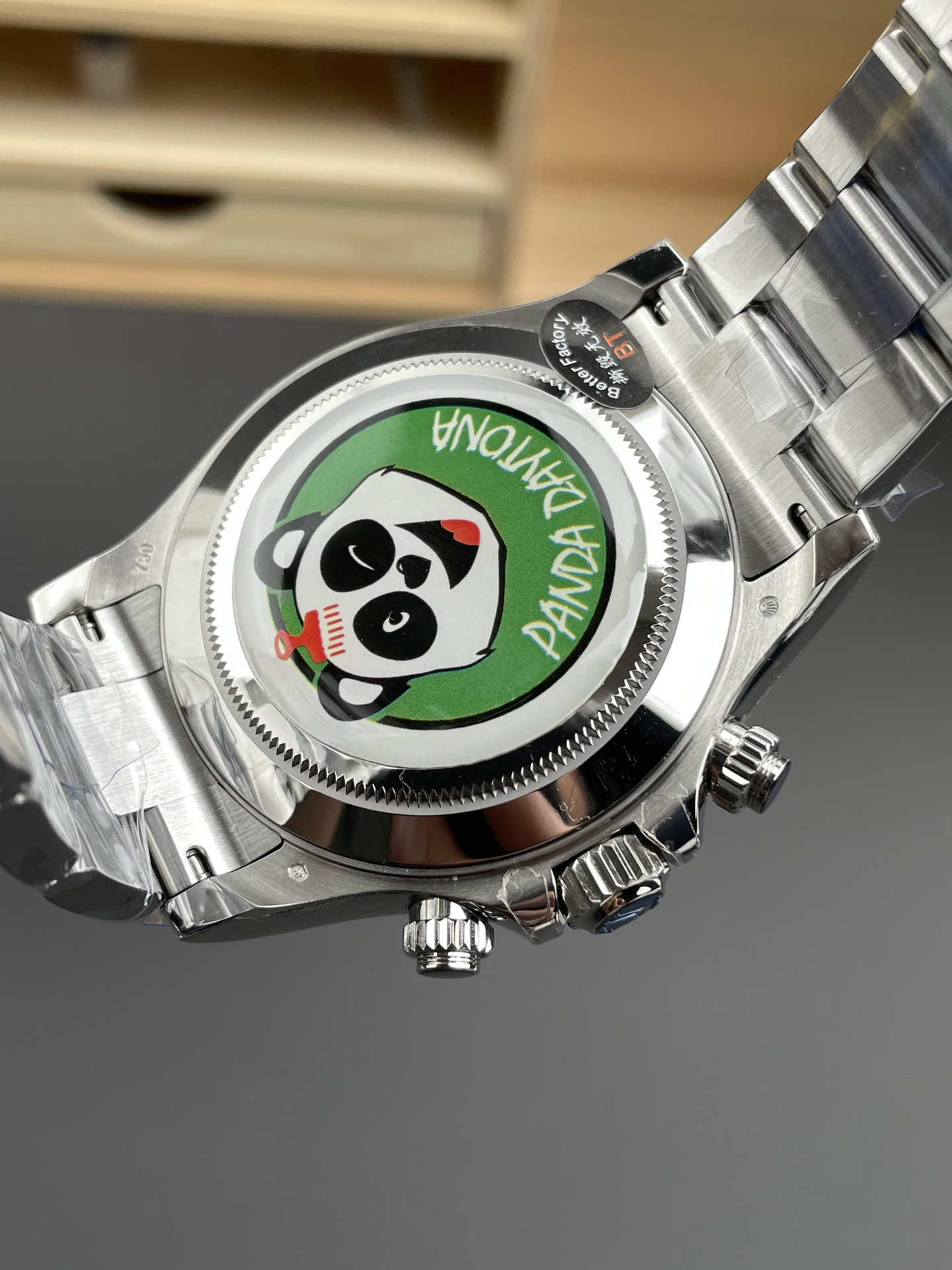 Rolex Cosmograph Daytona 116520 Black Dial Original Cal.4130 Movement - Ultimate 904L Steel Watch - Super Clone Watch - view 4