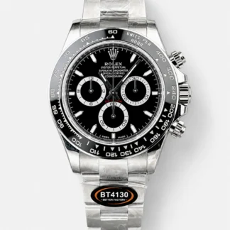 Rolex Cosmograph Daytona 116500LN Black Dial Original Cal.4130 Movement - Ultimate 904L Steel Watch - Super Clone Watch - view 1