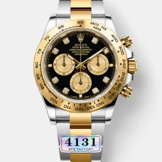 Rolex Daytona Two Tone Yellow Gold Original Cal.4131 Movement - 1:1 Mirror 904L Steel Watch - Super Clone Watch - view 1