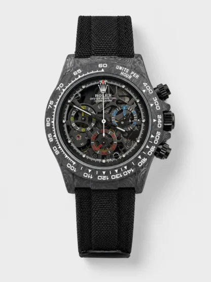 Rolex Daytona DiW Skeleton Carbon Edition Watch - Forged Carbon Casing 1:1 Mirror Super Clone - view 1