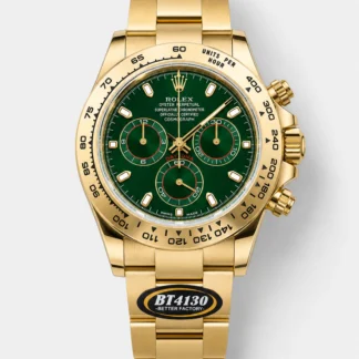 Rolex Daytona John Mayer Super Clone 116508 Yellow Gold Green Dial Cal.4130 Movement Swiss - view 1