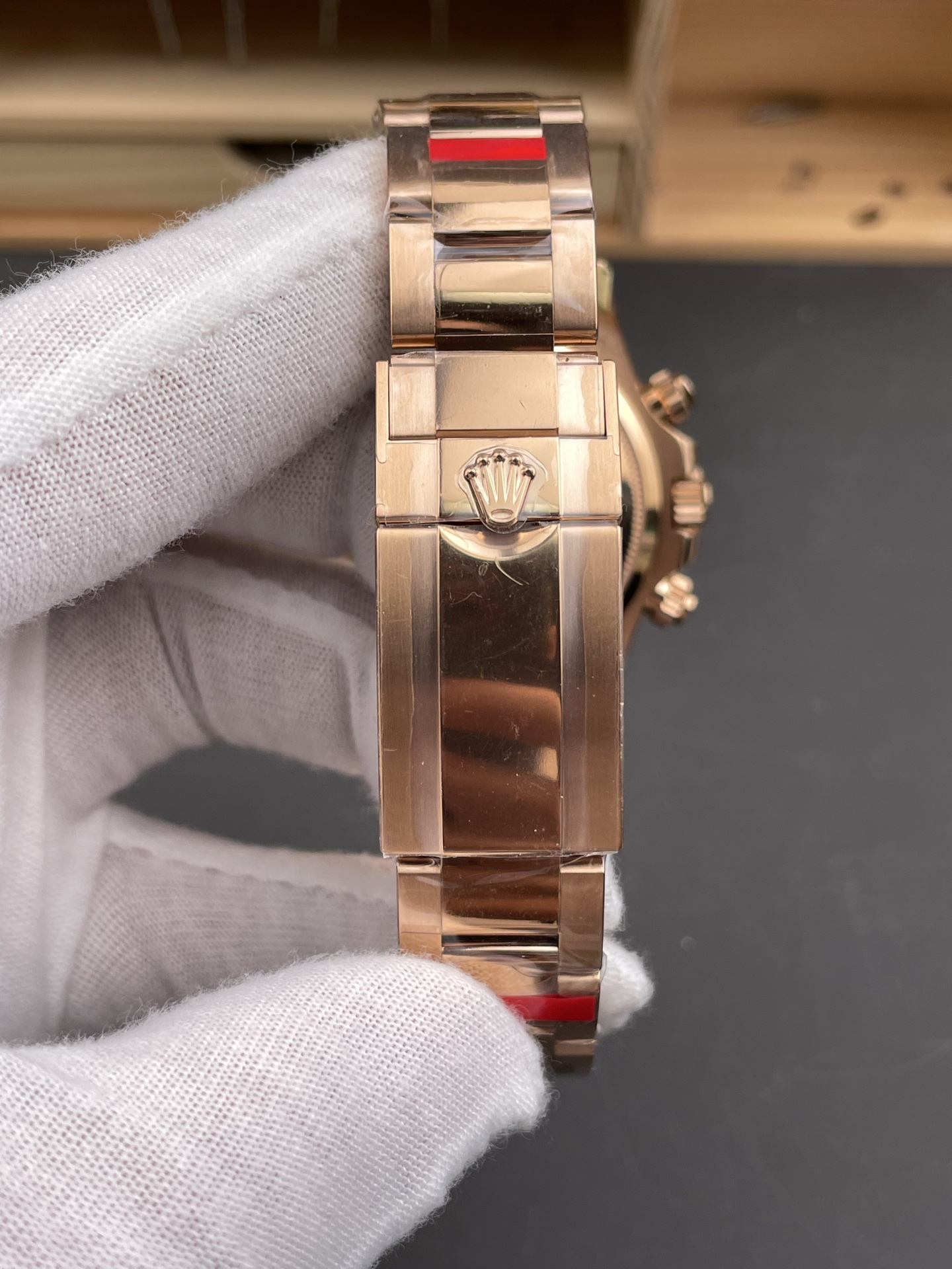 Rolex Daytona REF.126505 Cal 4131 1:1 Swiss Super Clone Watch - 904L Steel Rose Gold - view 8