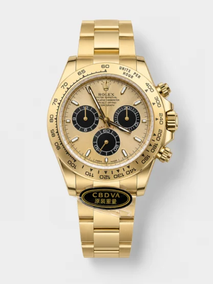 Rolex Cosmograph Daytona M116508 Yellow Gold Casing and Gold Dial Original Cal.4131 Movement - Super Clone Watch - view 1