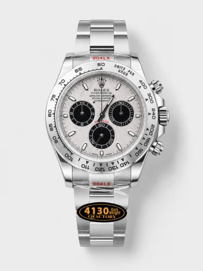 Rolex Daytona with Meteorite Dial - Cal.4130 Movement - ​​1:1 Swiss-Grade Super Clone - 904L Steel - Top-Tier Quality - view 1