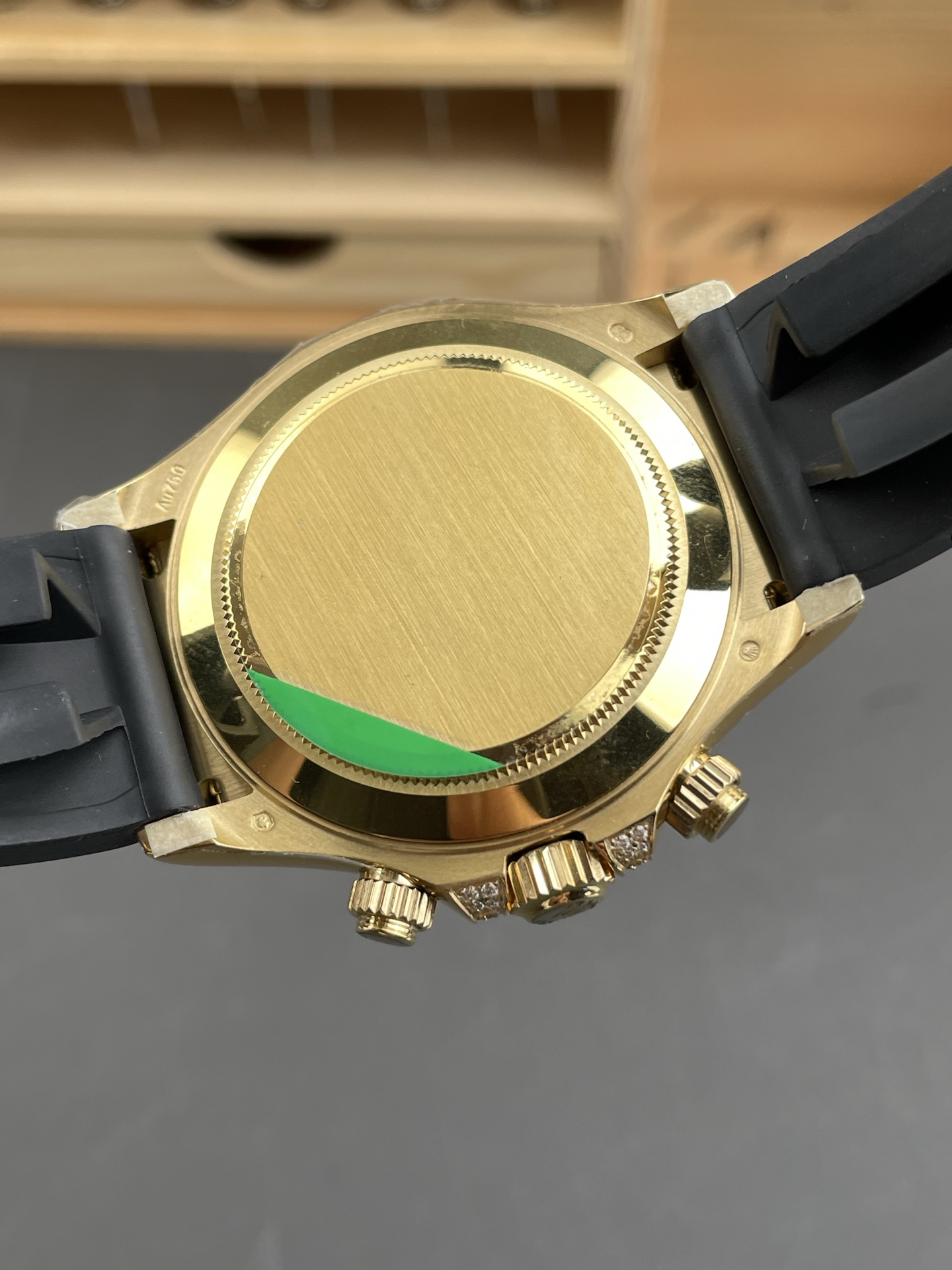 Rolex Daytona Super Clone 126518LN Yellow Gold Turquoise Dial Original Cal.4131 Movement - view 4