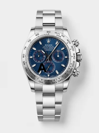 Rolex Cosmograph Daytona M116509 Original Cal.4130 Movement - 904L Steel Watch in Blue Dial - Super Clone Watch - view 1