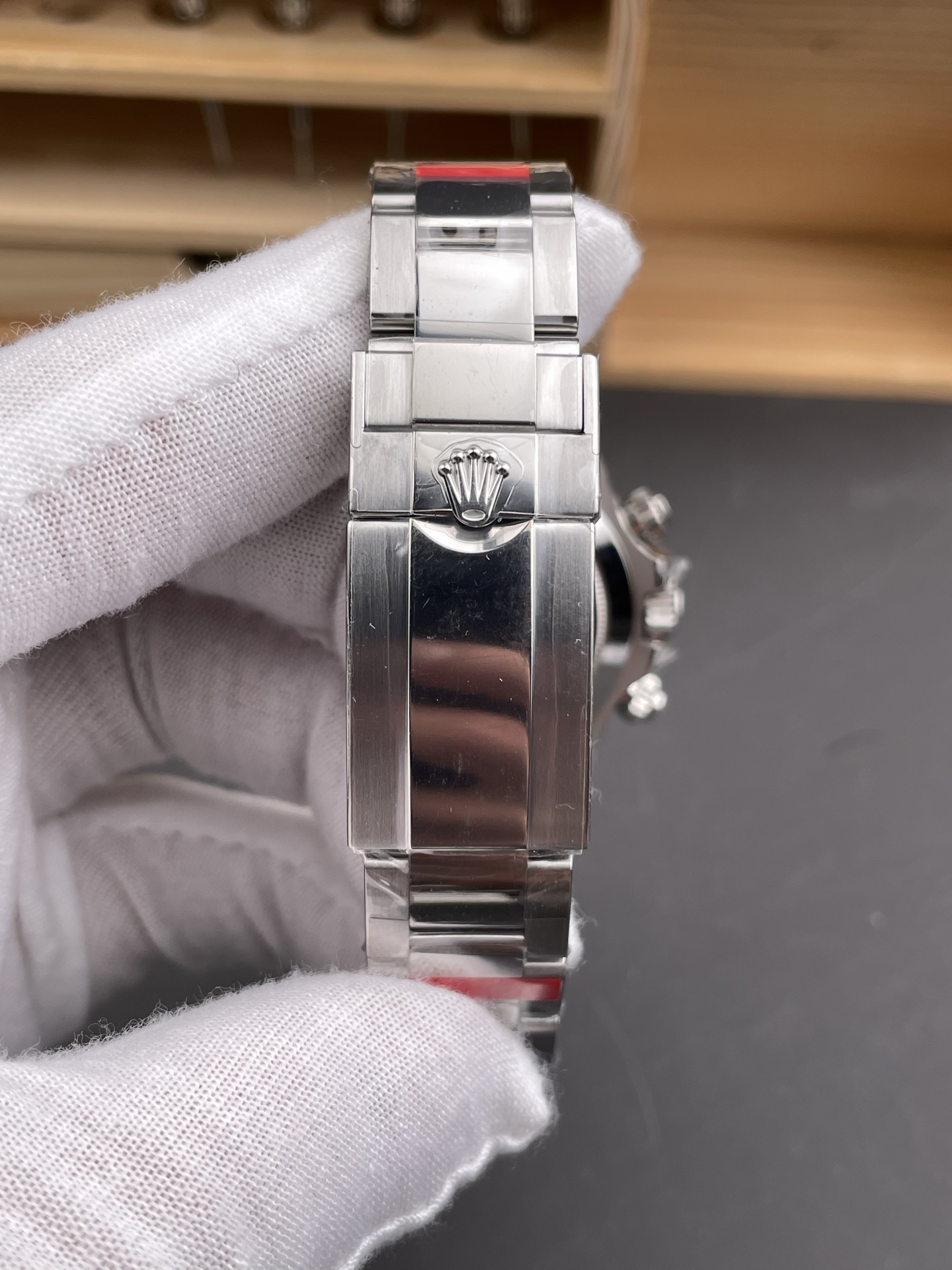 Rolex Cosmograph Daytona M116509 Original Cal.4130 Movement - 904L Steel Watch in Blue Dial - Super Clone Watch - view 8