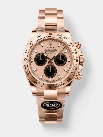 Rolex Cosmograph Daytona M116505-0016 Rose Gold Original Cal.4130 Movement - 904L Steel Watch - Super Clone Watch - view 1