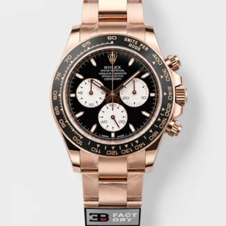 Rolex Daytona Super Clone 126525 Le Mans Edition Rose Gold Black Dial Original Cal.4132 Movement - view 1