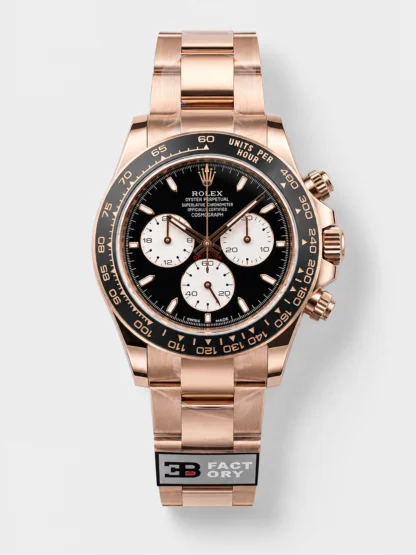 Rolex Daytona Super Clone 126525 Le Mans Edition Rose Gold Black Dial Original Cal.4132 Movement - view 1