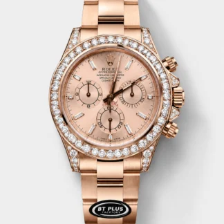 Rolex Daytona 126595 FREE SPRUNG MVMT Rose Gold Dial Super Clone Watch - view 1