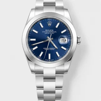 Rolex Datejust 126300 41MM Cal.3135 Swiss 1:1 Mirror Super Clone Watch in 904L Blue Dial - view 1