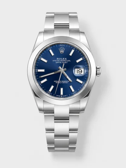 Rolex Datejust 126300 41MM Cal.3135 Swiss 1:1 Mirror Super Clone Watch in 904L Blue Dial - view 1