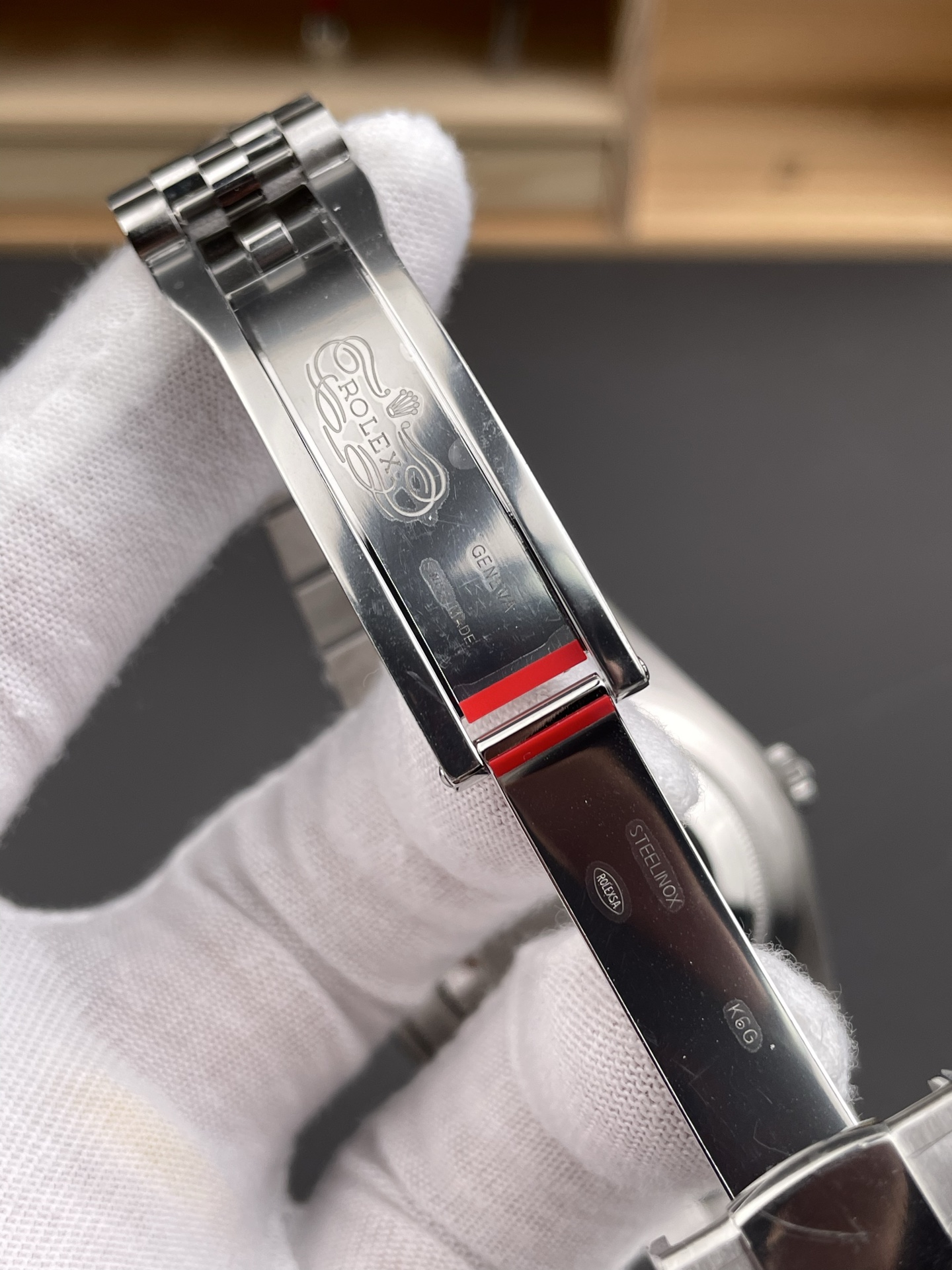 Rolex Datejust Cal.3235 Movement 1:1 Mirror Super Clone 904L Steel 41MM - Green Fluted Motif Dial - view 8