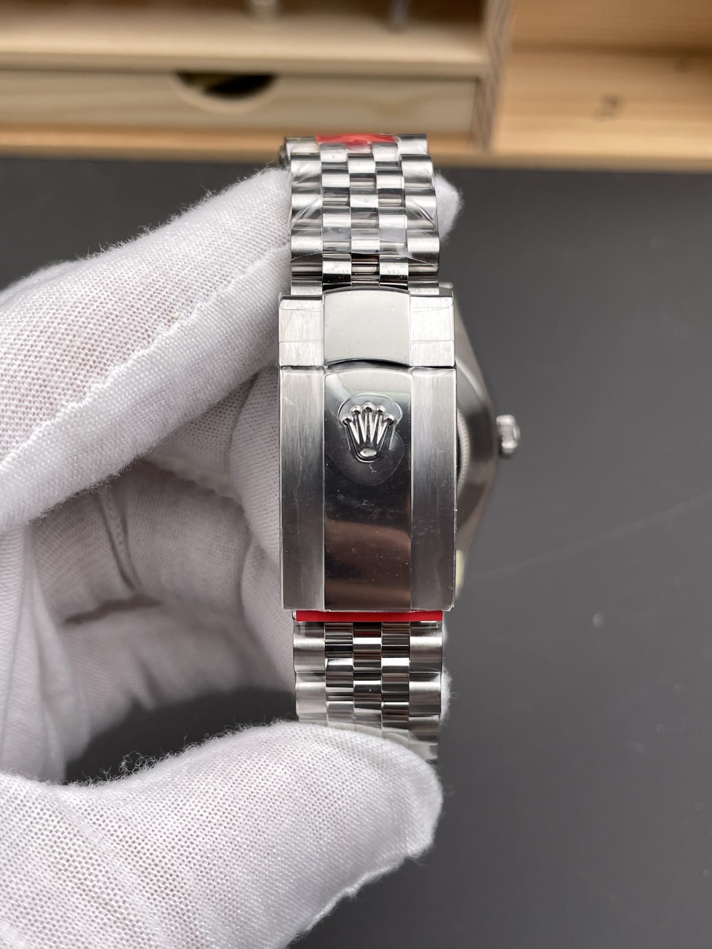 Rolex Datejust Cal.3235 Movement 1:1 Mirror Super Clone 904L Steel 41MM - Green Fluted Motif Dial - view 9