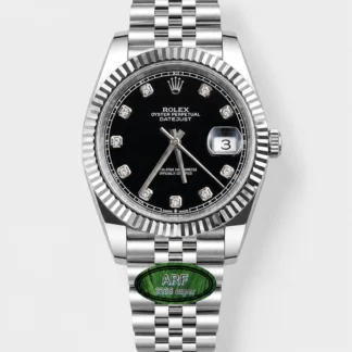 Rolex Datejust 126234 36MM Swiss Super Clone in 904L Steel in Black Dial 1:1 Mirror - view 1