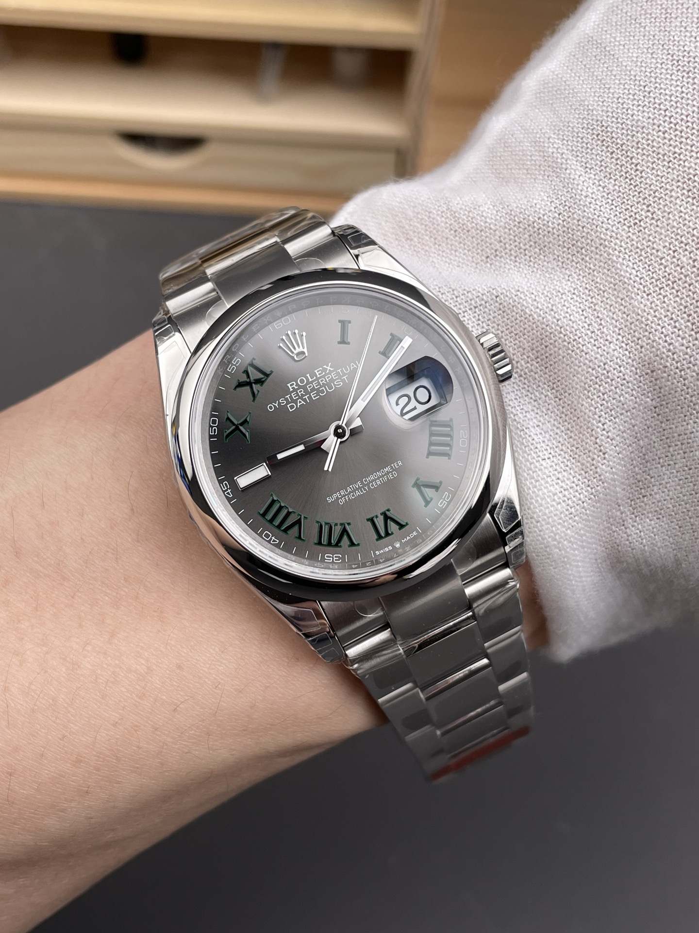 Rolex Datejust “Wimbledon” Cal.3235 Movement Swiss Watch - Ultimate 904L Steel 36MM - Super Clone Watch - view 10
