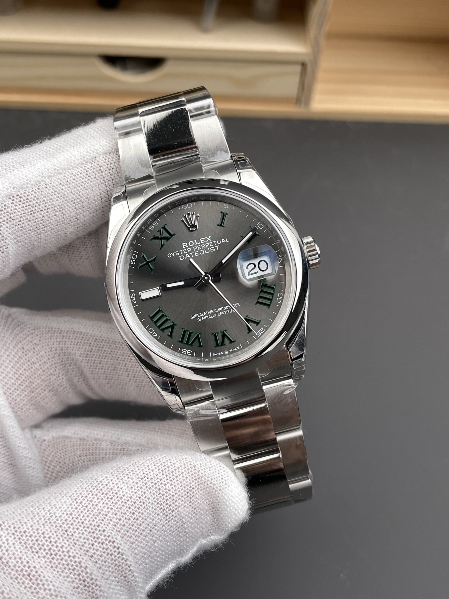 Rolex Datejust “Wimbledon” Cal.3235 Movement Swiss Watch - Ultimate 904L Steel 36MM - Super Clone Watch - view 4