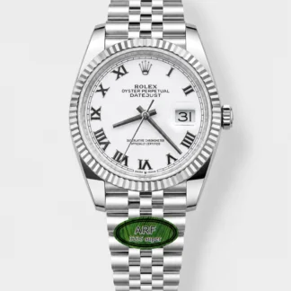Rolex Datejust 126234 36MM Swiss Super Clone in 904L Steel in White Dial 1:1 Mirror - view 1