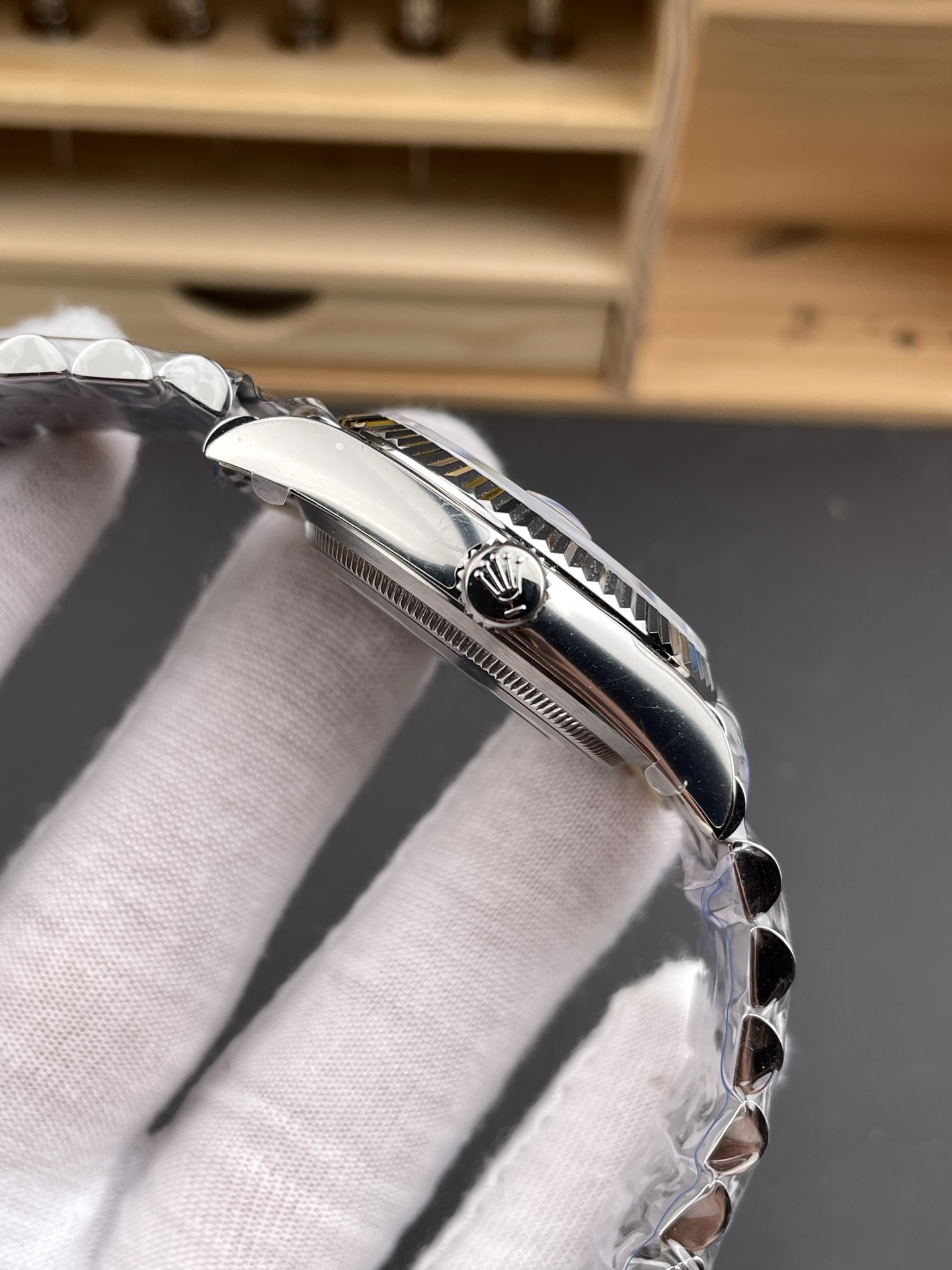 Rolex Datejust 126234 36MM Swiss Super Clone in 904L Steel in White Dial 1:1 Mirror - view 7