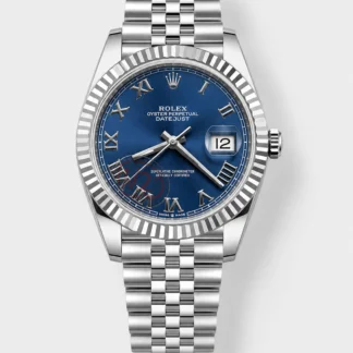 Rolex Datejust 41MM Swiss Super Clone in 904L Steel in Blue Dial - 1:1 Mirror - view 1