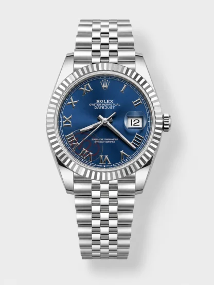 Rolex Datejust 41MM Swiss Super Clone in 904L Steel in Blue Dial - 1:1 Mirror - view 1